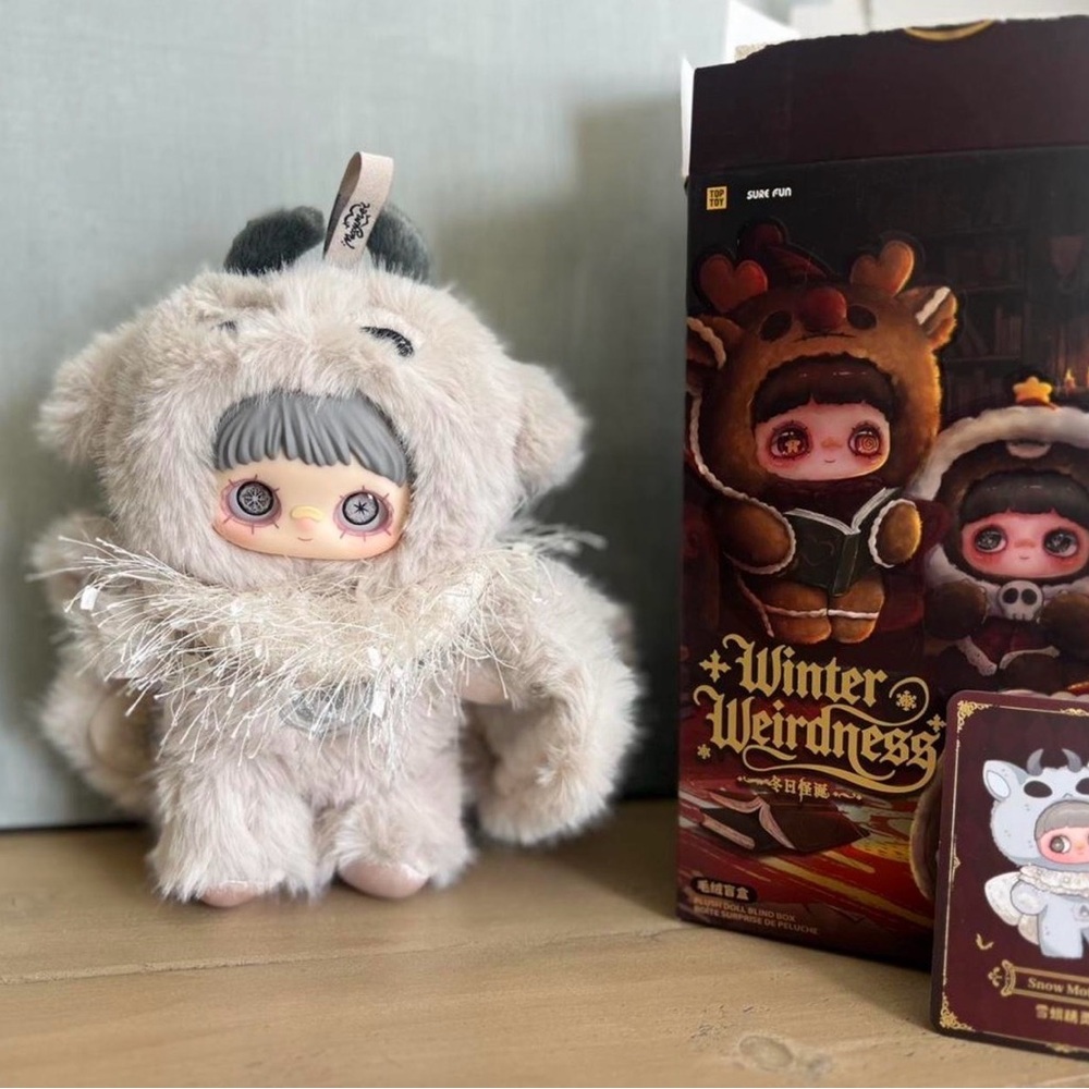 NEW- SNOW MOTH-Maymei Winter Weirdness